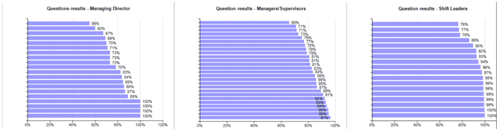 layered audits - performed audits reporting