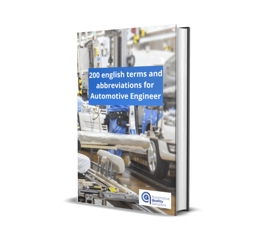 200 English terms and Abbreviations for automotive - free ebook