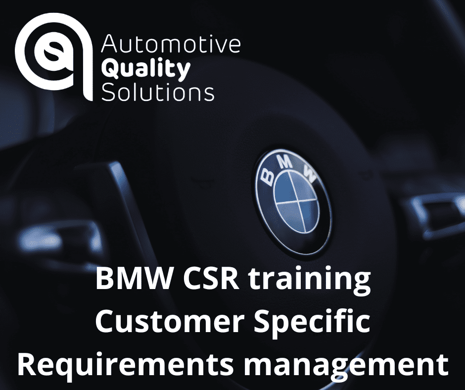 BMW CSR training