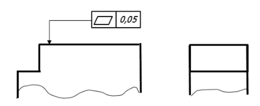 FLATNESS drawing example