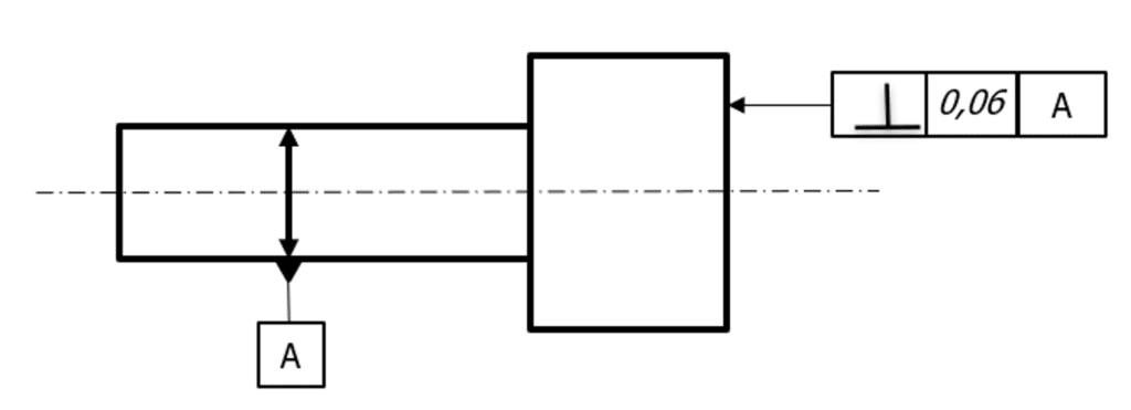 GD&T PERPENDICULARITY - drawing example