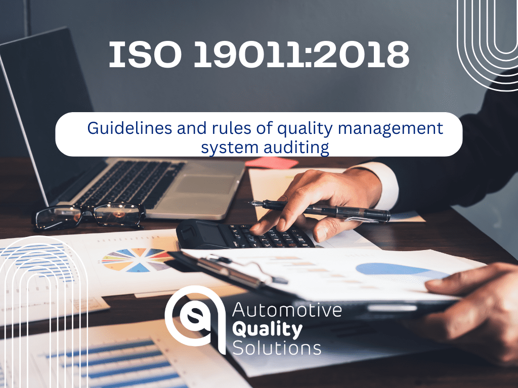 ISO 19011 training - Guidelines and rules of quality management system auditing