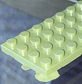 Injection Molding - example of overfilling defect
