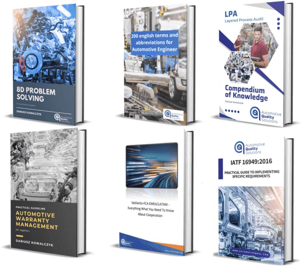 6 ebooks - LPA, 8D, warranty Stellantis xFCA, IATF