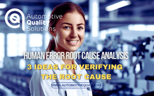 human error root cause analysis - 3 ideas for verifying the root cause