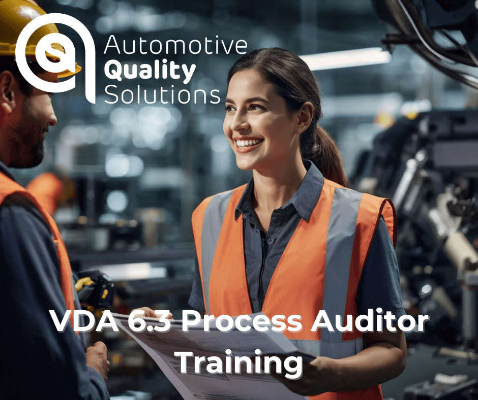 VDA 6.3 Process Auditor training