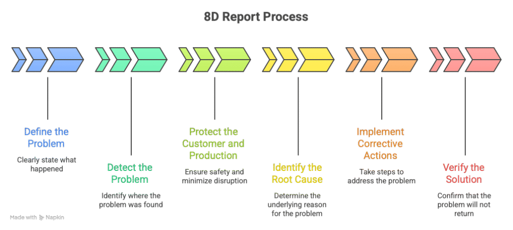 8D Report process